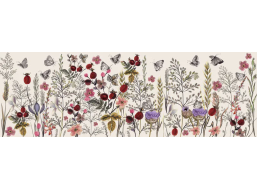 INTERDRUK Panoramatické puzzle: Flowers: Rozkvitnutá lúka 1000 dielikov