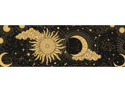 INTERDRUK Panoramatické puzzle: Galaxy: Deň a noc 1000 dielikov