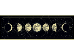 INTERDRUK Panoramatické puzzle: Galaxy: Fáza mesiaca 1000 dielikov