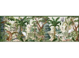 INTERDRUK Panoramatické puzzle: Secret Garden: Svet zvierat 1000 dielikov