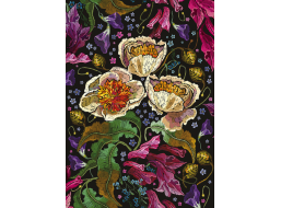 INTERDRUK Puzzle Flowers: Farebné kvety 1000 dielikov