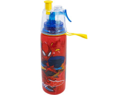 STOR Fľaša na pitie s rozprašovačom Spiderman 575 ml