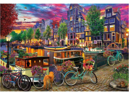 EDUCA Puzzle Bicykle v Amsterdame 6000 dielikov
