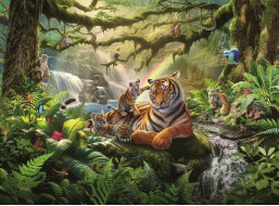 RAVENSBURGER Puzzle Džungľa 300 dielikov