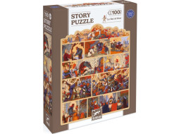DJECO Puzzle s príbehom Kráľ Artuš 100 dielikov