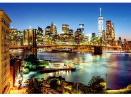 CLEMENTONI Puzzle Svetla nad Brooklynským mostom 6000 dielikov