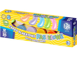 ASTRA Temperové farby 12x20ml pastelové