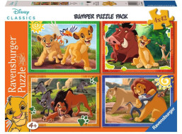 RAVENSBURGER Puzzle Disney: Leví kráľ 4x42 dielikov