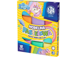 ASTRA Termotvrdnúca plastelína 12 farieb pastelová