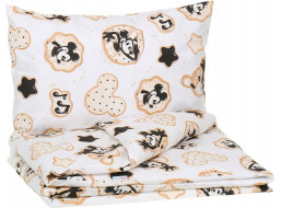 Detské bavlnené obliečky do postieľky 120x90 cm BABYMAM PREMIUM - Myšiak Miki
