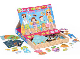 2Kids Toys Magnetické obliekanie Rodina