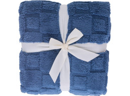 Deka prehoz CUBE 150x200 cm - modrá