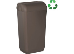 MARPLAST ECOLORED odpadkový kôš nástenný s vekom 23l, ABS, Soft Touch, hnedá A74020DB