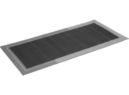 Aqualine Kúpeľňová predložka 60x120cm, absorpčná, šedá PCD014V