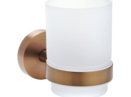 Sapho X-ROUND COPPER pohár, mliečne sklo, meď mat XR903PG