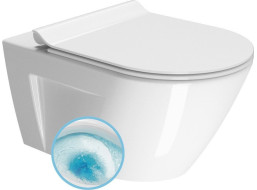 GSI NORM závesná WC misa, GeniusFlush, 36x55cm, biela ExtraGlaze 862111