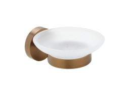 Sapho X-ROUND COPPER mydlenka, mliečne sklo, meď mat XR803PG