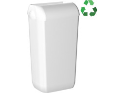 MARPLAST ECOLORED odpadkový kôš nástenný s vekom 23l, ABS, Soft Touch, biela A74020AW