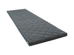Cestovný turistický prešívaný matrac 198x60x5 cm - šedý