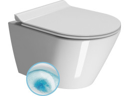 GSI KUBE X závesná WC misa, GeniusFlush, 36x50cm, biela ExtraGlaze 941211