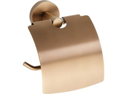 Sapho X-ROUND COPPER držiak toaletného papiera s krytom, meď mat XR732PG
