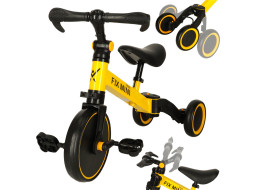 Trike Fix Mini trojkolka 3v1 s pedálmi - žltá
