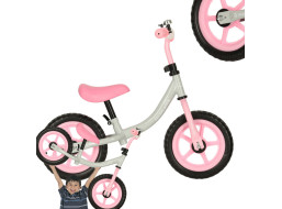 Odrážadlo Trike Fix Balance - biele/ružové