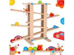 Drevená guličková dráha Montessori XXL