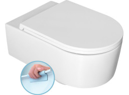 Isvea SISTEMA A závesná WC misa, Rimless, 36x53, 5cm, biela 10SL02001