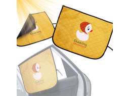 Magnetická slnečná clona do auta - Kačička