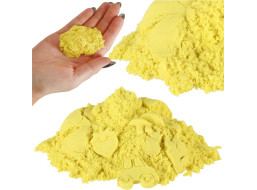 Kinetický piesok 1 kg v sáčku - žltý