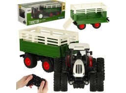 RC diaľkovo ovládaný poľnohospodársky traktor s prívesom 2.4G 3.7V 500mAh