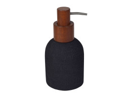 Sapho CRAFT dávkovač mydla na postavenie, acacia/čierna 8570