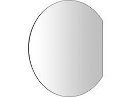 Sapho DARA CUT zrkadlo s LED podsvietením 20W, ø 100x90cm, vykurovacia fólia 34900CI