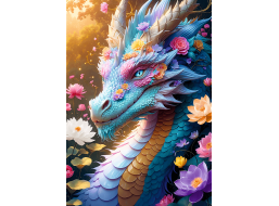 TREFL Puzzle Farebný drak 1000 dielikov