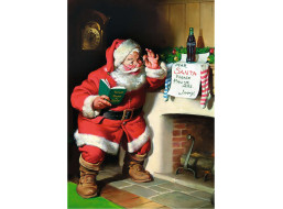 TREFL Puzzle Coca-Cola: Santa pri krbe 1000 dielikov