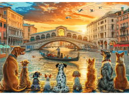 TREFL Puzzle Psy v Benátkach 1000 dielikov