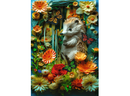 TREFL Puzzle Paper Art: Ježko 1000 dielikov