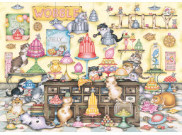 RAVENSBURGER Puzzle Mačacie obchodík 1000 dielikov