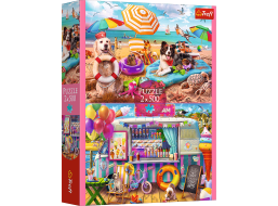 TREFL Puzzle Letný čas 2x500 dielikov