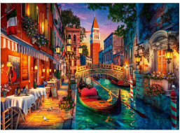 RAVENSBURGER Puzzle Nočné Benátky 1000 dielikov