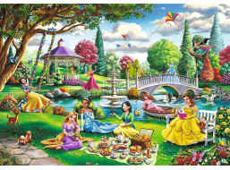 TREFL Puzzle Premium Plus Disney princeznej: Piknik 1000 dielikov