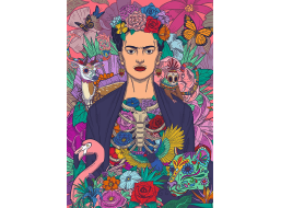 TREFL Puzzle Premium Plus Frida Kahlo: Rozkvitnutá duša 1000 dielikov