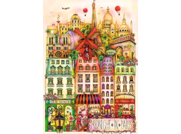 TREFL Puzzle Premium Plus Polnoc v Paríži 1000 dielikov