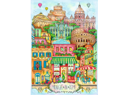TREFL Puzzle Premium Plus Polnoc v Ríme 1000 dielikov