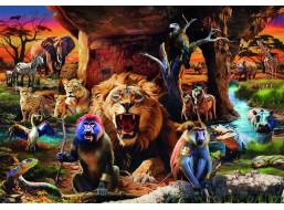 CLEMENTONI Puzzle Schôdza zvierat 1500 dielikov