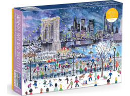 GALISON Puzzle Snehová búrka nad New Yorkom 1000 dielikov