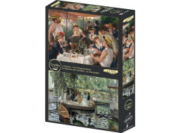 GRAFIKA Puzzle Raňajky veslárov a La Grenouillère 2x500 dielikov