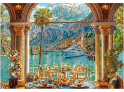 CASTORLAND Puzzle Stredomorský dezert 1500 dielikov