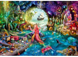 RAVENSBURGER Puzzle Tajomný poklad morskej panny 1000 dielikov